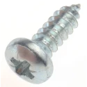 RS PRO Bright Zinc Steel Pan Head Self-Tapping Screw 13 mm Thread Size 8 A4 546-5705