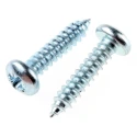 RS PRO Steel Pan Head Bright Zinc Plated Self-Tapping Screw 19 mm Thread Size 8 546-5711