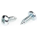 RS PRO Bright Zinc Steel Pan Head Self-Tapping Screw 13 mm Thread Size 10 DIN 7981C 546-5749