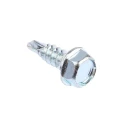 RS PRO Bright Zinc Steel Self-Drilling Screw 4.2 mm Diameter 13 mm Length Pan Head Pozidriv Drive DIN 7504K 546-5806