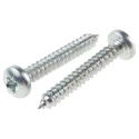 RS PRO Bright Zinc Steel Pan Head Self-Tapping Screw 32mm Thread Size 10 546-5799