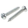 RS PRO Bright Zinc Steel Pan Head Self-Tapping Screw 32mm Thread Size 10 546-5799