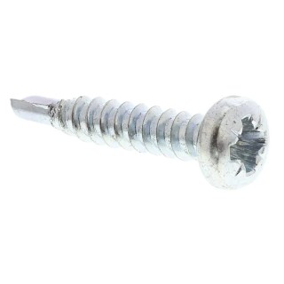 RS PRO Bright Zinc Steel Self-Drilling Screw 3.5 mm Diameter 19 mm Length Pan Head Pozidriv Drive 546-5941