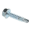 RS PRO Bright Zinc Steel Self-Drilling Screw 4.2 mm Diameter 19 mm Length Pan Head Pozidriv Drive DIN 7504K 546-5812