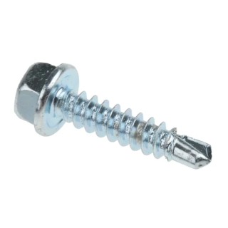 RS PRO Bright Zinc Steel Self-Drilling Screw 4.2 mm Diameter 19 mm Length Pan Head Pozidriv Drive DIN 7504K 546-5812