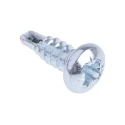 RS PRO Bright Zinc Steel Self-Drilling Screw 4.2 mm Diameter 13 mm Length Pozidriv Pan Head 546-5957
