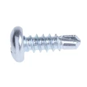 RS PRO Bright Zinc Steel Self-Drilling Screw 4.2 mm Diameter 13 mm Length Pozidriv Pan Head 546-5957