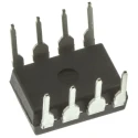 Broadcom DC Input Optocoupler, Through Hole, 8-Pin PDIP, Transistor Output, 1MBd, 25mA Input Current 6N136-000E