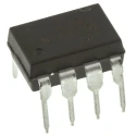 Broadcom DC Input Optocoupler, Through Hole, 8-Pin DIP, 1 Channel, 1.75V Forward Voltage, 20mA Max Input HCPL-2601-000E