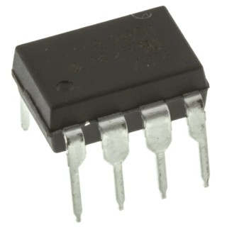 Broadcom DC Input Optocoupler, Through Hole, 8-Pin DIP, 1 Channel, 1.75V Forward Voltage, 20mA Max Input HCPL-2601-000E