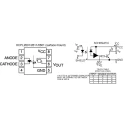 Broadcom DC Input Optocoupler, Through Hole, 8-Pin DIP, 1 Channel, 1.75V Forward Voltage, 20mA Max Input HCPL-2601-000E