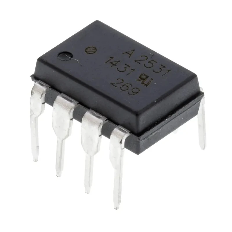 Broadcom DC Input 2-Channel Optocoupler Through Hole 8-Pin PDIP HCPL-2531-000E