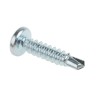RS PRO Bright Zinc Steel Self-Drilling Screw 4.2 mm Diameter 19 mm Length Pozidriv Pan Head 546-5979