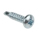 RS PRO Bright Zinc Steel Self-Drilling Screw 4.2 mm Diameter 19 mm Length Pozidriv Pan Head 546-5979