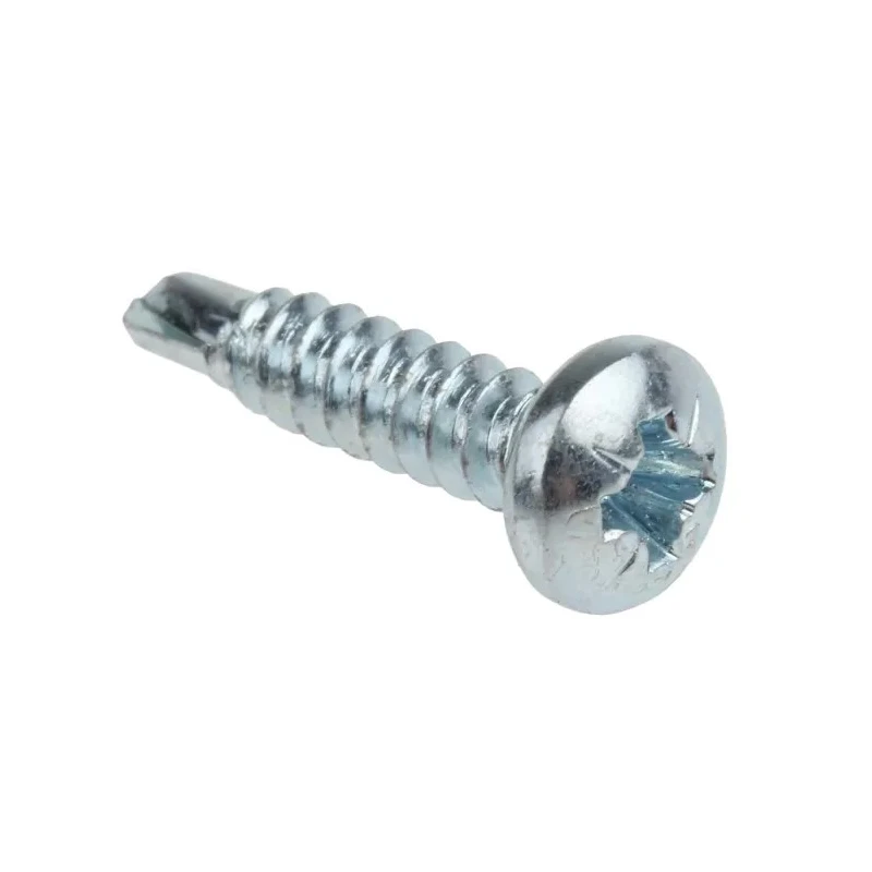 RS PRO Bright Zinc Steel Self-Drilling Screw 4.2 mm Diameter 19 mm Length Pozidriv Pan Head 546-5979