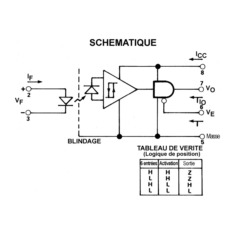 Broadcom DC Input Optocoupler Through Hole 8-Pin DIP HCPL-2200-000E