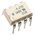 Broadcom DC Input Optocoupler Through Hole, Transistor Output, 8-Pin DIP HCPL-J312-000E
