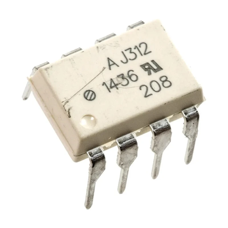 Broadcom DC Input Optocoupler Through Hole, Transistor Output, 8-Pin DIP HCPL-J312-000E