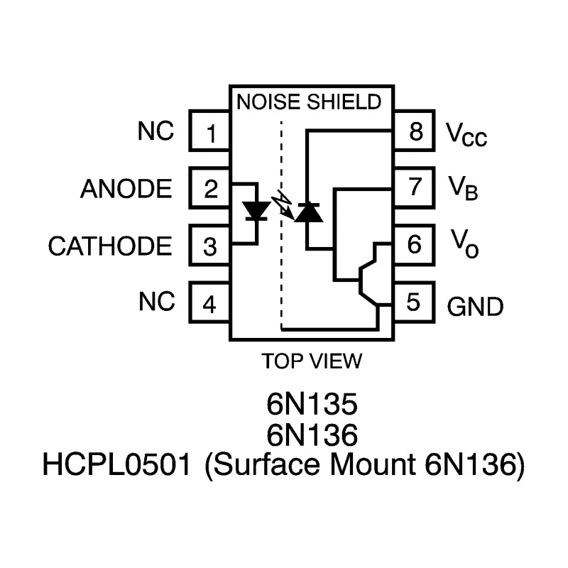 Broadcom DC Input 2-Channel Transistor Output Optocoupler Surface Mount 8-Pin SOIC HCPL-0531-000E