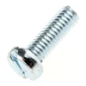 RS PRO Steel Slot Cheese Head Machine Screw M4 Thread 12 mm Length 546-6231