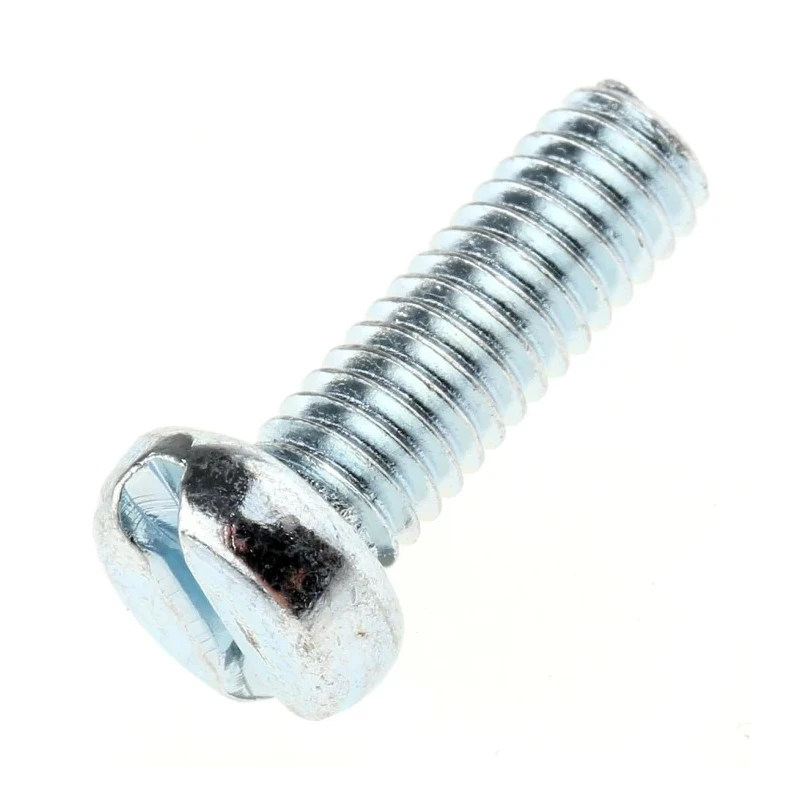 RS PRO Steel Slot Cheese Head Machine Screw M4 Thread 12 mm Length 546-6231