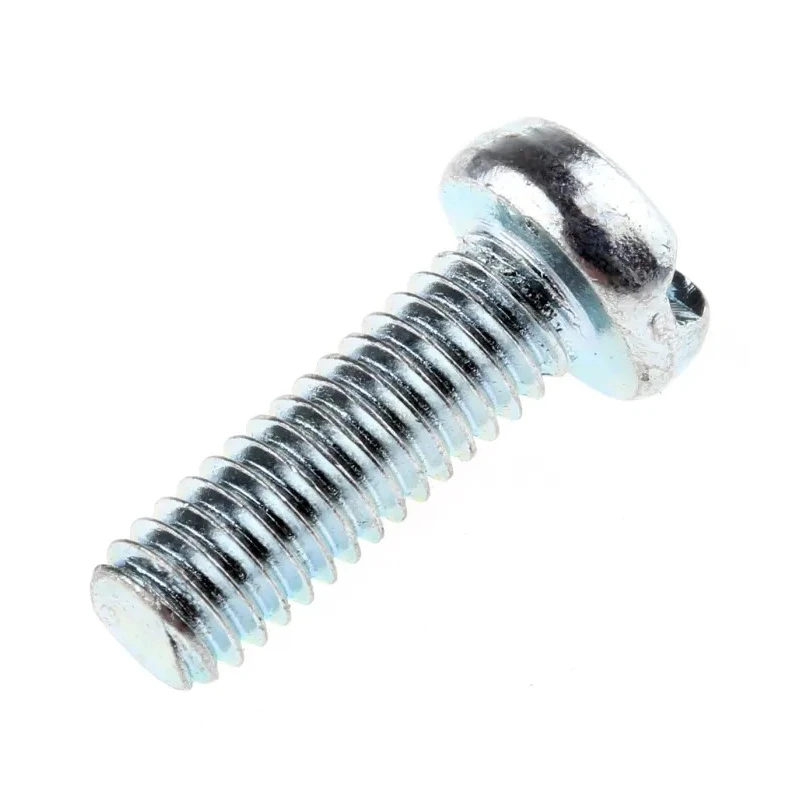 RS PRO Steel Slot Cheese Head Machine Screw M4 Thread 12 mm Length 546-6231