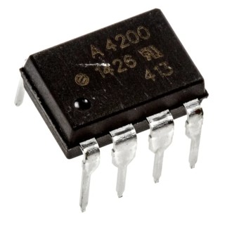 Broadcom DC Input Optocoupler Through Hole 8-Pin PDIP HCPL-4200-000E