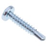 RS PRO Bright Zinc Steel Self-Drilling Screw 4.8 mm Diameter 25 mm Length Pan Head Pozidriv Drive DIN 7504N 546-6017