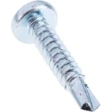 RS PRO Bright Zinc Steel Self-Drilling Screw 4.8 mm Diameter 25 mm Length Pan Head Pozidriv Drive DIN 7504N 546-6017
