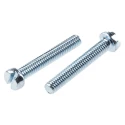 RS PRO Slot Cheese Steel Machine Screw 25 mm M4 546-6269