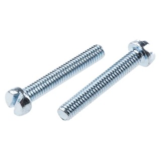 RS PRO Slot Cheese Steel Machine Screw 25 mm M4 546-6269