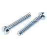 RS PRO Slot Cheese Steel Machine Screw 25 mm M4 546-6269