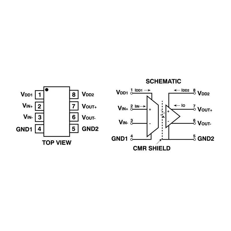Broadcom Through Hole Optocoupler 8-Pin PDIP, Transistor Output, 1 Channel, Isolation Voltage 3750V ac HCPL-7800-000E