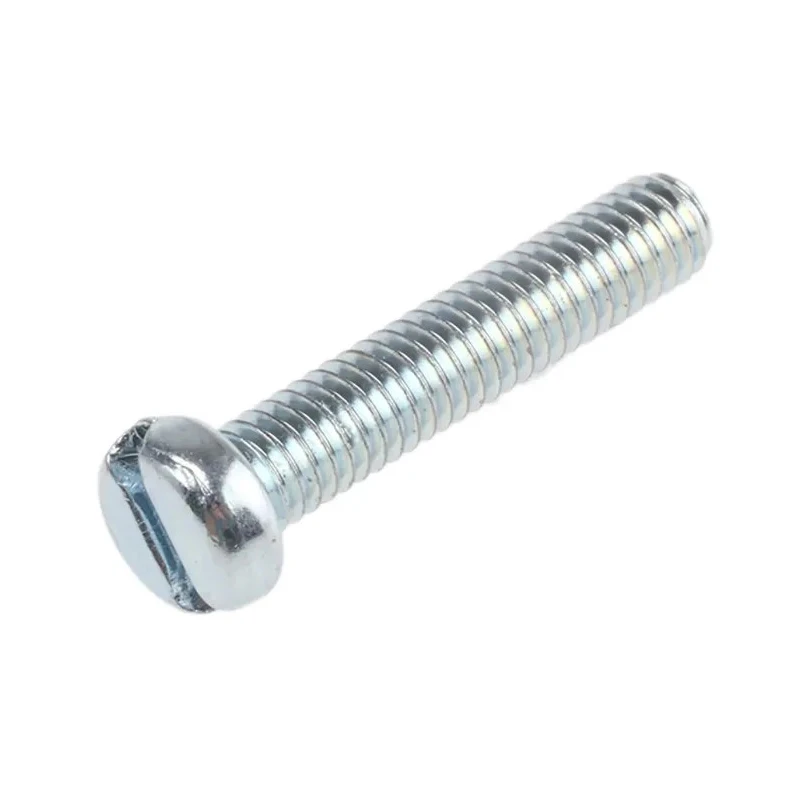 RS PRO Slot Cheese Steel Machine Screw M4 Thread 20 mm Length Bright Zinc Plated 546-6253