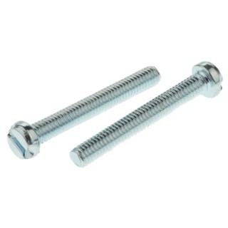 RS PRO Slotted Cheese Head Steel Machine Screw M4 Thread 30 mm Length 546-6275