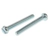 RS PRO Slotted Cheese Head Steel Machine Screw M4 Thread 30 mm Length 546-6275