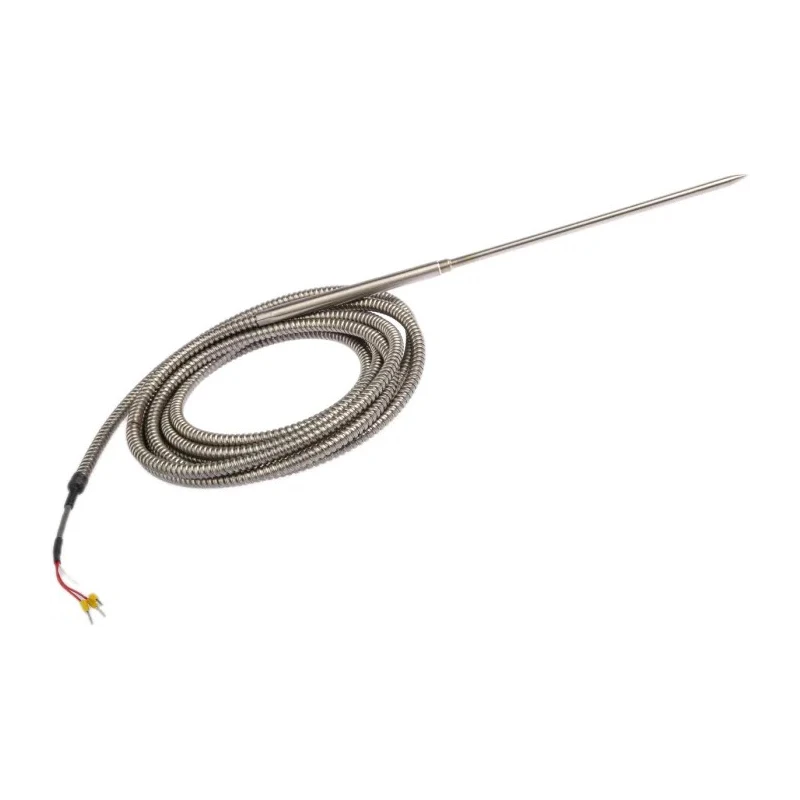 Correge PT100 RTD Sensor 5 mm Dia, 150 mm Long, 3 Wire, Class B Accuracy, 250 °C Max PT100