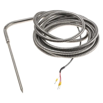 Correge PT100 RTD Sensor 5 mm Dia, 150 mm Long, 3 Wire, Class B Accuracy, 250 °C Maximum Temperature PT100