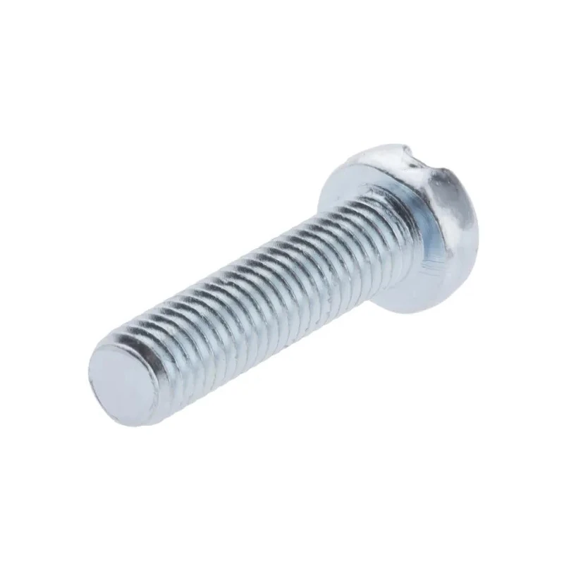 RS PRO Slot Cheese Steel Machine Screw M5 Thread 20mm Length Bright Zinc Plated 546-6332