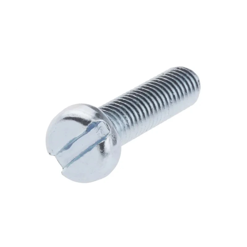 RS PRO Slot Cheese Steel Machine Screw M5 Thread 20mm Length Bright Zinc Plated 546-6332