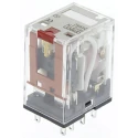 Omron DIN Rail Power Relay 24V AC Coil 10A Switching Current DPDT MY2IN AC24(S)