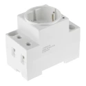 HARTING Mains Connector Germany 16A 250V Panel Mount Thermoplastic Screw 39500010001
