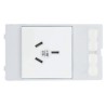 HARTING 10A 250V China, Australia Mains Connector Panel Mount Thermoplastic Screw 39500010009