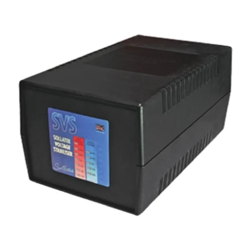 Sollatek Microprocessor Controlled Voltage Stabiliser 230V AC 15A 3500VA Desktop SVS Series 98215015