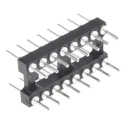 E-TEC Through Hole Mount DIL Header 2.54 mm Pitch, 2 Rows, Plastic Housing POS-316-S037-99