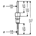 E-TEC Through Hole Mount DIL Header 2.54 mm Pitch, 2 Rows, Plastic Housing POS-316-S037-99