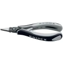 Knipex Flat Nose Plier, 130mm Overall Length, 22mm Jaw Width, ESD Safe 34 12 130 ESD