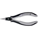 Knipex Flat Nose Plier, 130mm Overall Length, 22mm Jaw Width, ESD Safe 34 12 130 ESD
