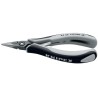 Knipex Precision Electronic Gripping Round Nose Long Nose Plier, 132mm Overall Length, 23mm Jaw Width, ESD Safe 34 22 130 ESD