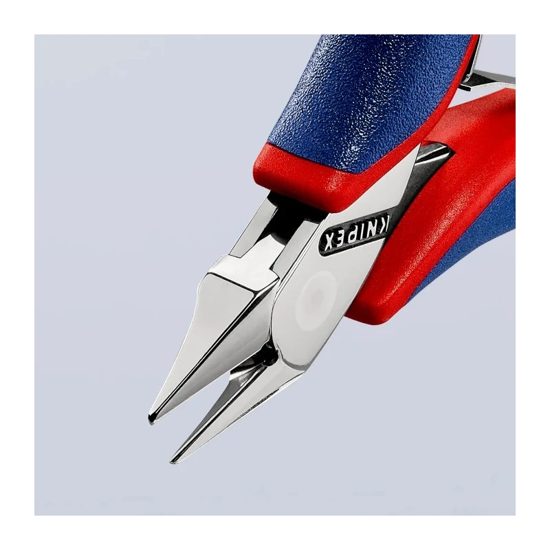 Knipex Precision Diagonal Side Cutter with Bevel, Special Tool Steel Jaw, Plastic Grip, 11mm Jaw Width, 115mm 77 52 115